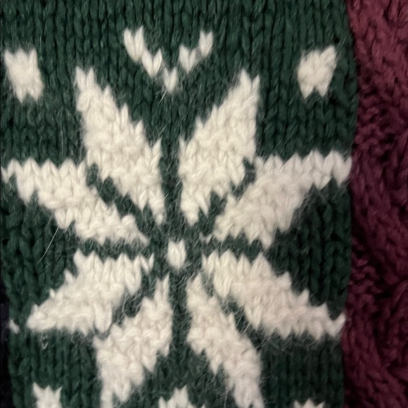 Colorful Snowflake Sweater Vtg - Picture 3 of 8